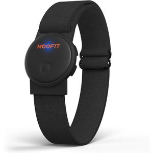 moofit HW401 Heart Rate Monitor Armband, IP67 Waterproof, Support Bluetooth/ANT+, Rechargeable Optical Heart Rate Sensor Bracelet Works with Wahoo, Strava, Elite HRV