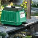 Pawfly 2200 GPH Pond Air Pump, High-Efficiency Aerator for Outdoor Koi Fish Ponds up to 1 Acre & 10ft Deep, 100W Garden & Septic Pump with 2 Air Splitters