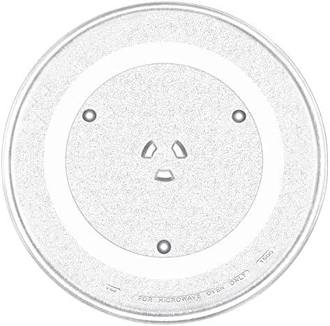 14 1/8" Microwave Turntable Glass Tray by Beaquicy - 14 1/8 INCH Microwave Plate Replacement for GE Microwave - Replaces DE74-20002B WB49X10063 DE74-20002A DE74-20002D WB39X10038 WB49X10096