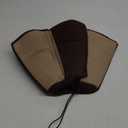 SUNFURA Dog Cone - Soft Cone for Dogs to Stop Licking, Pet E-Collar Alternative After Surgery, Adjustable Pet Recovery Collar for Wound Healing, Brown Large