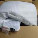 Evenflo 3 Inch Gel Memory Foam Mattress Topper for Pressure Relief, Premium Soft Cooling Sleep, Non-Slip Design with Removable & Washable Cover, CertiPUR-US Certified - Queen