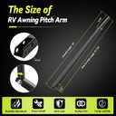 Talspity 33" RV Awning Pitch Arm, 675364 Awning Replacement Arm