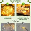 KASZOO 84Ft 12 Pack Artificial Ivy Garland Fake Plants, Vine Hanging Garland with CE Certified 80 LED String Light, Hanging for Home Bedroom Garden Party Wedding Wall Room Decor, Green