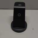 3 in 1 Charging Station for iPhone, Wireless Charger for iPhone 17 16e 16 15 14 13 12 11 X Pro Max & Apple Watch - Wireless Charging Station for AirPods 4 3 Pro (Black)