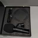 FIFINE USB/XLR Dynamic Microphone for Podcast Recording, Studio Handheld Mic Set with Desktop Stand for Vocal, Voice Over, Streaming, Black-AmpliTank TANK2