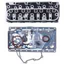 Complete Cylinder Head 1G091-03044 1G060-03042 with Full Gasket Set Compatible with Kubota V1505 V1505D V1505T V1505E Engines New Holland L555 L553 Bobcat Skid Steers Hitachi Excavators