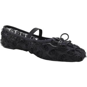 Kenneth Cole Womens Myra Mesh (9, Black Floral Mesh)