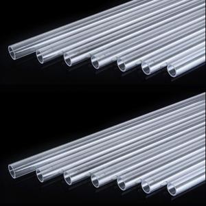 16PCS Rigid PETG Tube 12mm (1/2") OD x 1mm Wall Thickness, 12.5" Length Water Cooling Hard Tubes Rigid Round PC Tubing Unbreakable Polycarbonate Tubing DIY Clear Acrylic Tube