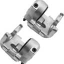 Front Brake Caliper Compatible With Dodge,Chrysler,Plymouth Models,W250,D150,D250,B250,W150,D350,B3500,Imperial,New Yorker,Newport, Fury I/II/III,Trailduster,18-4076S 18-4075S,Front Side
