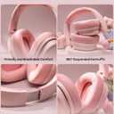 EPOMAKER X Aula G7 Pro Wireless Gaming Headset, Dual Mode BT5.3 & 2.4GHz, 7.1 Surround Sound, 80+ Hour Battery, RGB Light, with Noise Canceling Mic for PS5, PS4, Switch, PC (Pink)