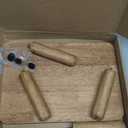 Wooden Step Stool Anti-Slip Step Stools for Adults Heavy Duty Stepping Stool Kitchen Step Stool for Adults One Step Stool for Office, Bedroom, Garden, Bathroom (6.3" High)