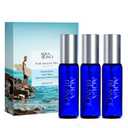 Mens Body Spray, Travel Size Body Spray For Men, long lasting, 3-Pack Set, each 2.1 Fl Oz, Notes of Lemon, Amber, Oud, Leather