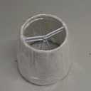 Small Lamp Shades Set of 2, White Clip On Lamp Shades for Table Lamps-4" Top x 5" Bottom x 6" High, Mini Barrel Fabric Lampshades for Table Chandeliers Sconce Wall Floor Lamp Replacement