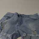 Atditama Women's Stretch Denim Jean Shorts Ripped Curved Fitted Summer Casual Shorts for Women High Waisted XXL