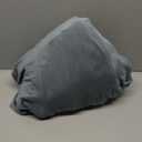 H.VERSAILTEX Stretch Velvet Sofa Covers for 3 Cushion Couch Covers Sofa Slipcovers Furniture Protector Soft with Non Slip Elastic Bottom, Crafted from Comfy Rich Velour (Sofa 72'-90', Stone Blue)