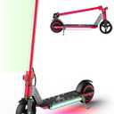 Classic Foldable Electric Scooter for Kids, Bright Front Lights, Shining Pedal Lights, LED Display, Dual Brakes 150W Motor Kids Electric Scooter, UL2272 Certified