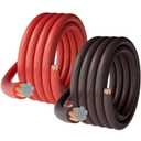 4 Gauge 4 AWG 50 Ft Black+50 Ft Red Power/Ground Wire Cable, True Spec Transparent Flexible Soft Touch Welding Battery Cable for Car Audio, Speaker, Solar, Marine, Generator, Automotive, RV