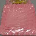 6 Pcs Dessert Table Display Set - 2 X Cupcake Stand Holder/Cup Cake Tier Tower & 4 X Serving Tray Combo for Tea Party, Birthday, Baby Shower (Square Pink)