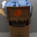 Coleman Sun Ridge 40°F Cool-Weather Sleeping Bag, Lightweight Adult Sleeping Bag with Soft Trim & Draft Tube, Machine Washable