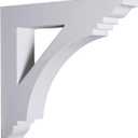 Endurathane Imperial Bracket, 4"W x 20"D x 20"H, Factory Primed