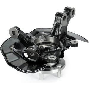 Front Left Steering Knuckle & Wheel Bearing Hub Assembly for Toyota Corolla 2009-2013 1.8L 2.4L (Built in USA), Matrix 2009-2013 1.8L, 698-381 698381 510070 FW188 WE60696, Driver Side