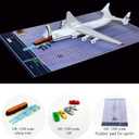 An-225 Aircraft Model, 1/200 Scale Ukrainian Transport Plane Model 16.7 Inches Length, with Openable Cargo Bay - Ideal Collection and Gift