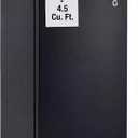 4.5 Cu. Ft. Compact Refrigerator | Single Door Mini Fridge with Energy-Efficient & Quiet Operation | for Dorm, Office, Bedroom, Kitchen, Bar Use with Adjustable Shelves