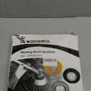 10 Inch Weed Eater Attachments, Steel Wire Weed Wacker Blade with Universal Adapter Kits, Indestructible Wire Brush Cutter Blade, Wire Wheel Trimmer Head Replacement for Moss, Weed Removal