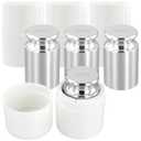 SEUNMUK 4 Pack 500g Calibration Weights, M1 High Precision Gram Weights, Stainless Steel Scale Weights Calibration for Digital Scale, Balance Scale, Weight Scale