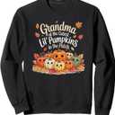 Halloween Grandma Of Little Pumpkins Sweatshirt, S