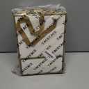 YACEYACE White Gift Bags - Medium Size, 20 Pcs, 8"x4"x10.5", Elegant Paper Bags for Boutique, Party, Wedding, Birthday, Retail