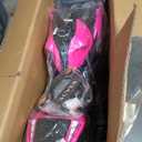 TAMCO Kids Electric Motorcycle with Training Wheels, Light Wheels, Ride On Motorbike, Speed by Hand, Music Function, Max Load 66LB (Pink)