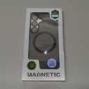 for Galaxy S25 FE Case,[Compatible with MagSafe][Invisible Magnetic Stand Ring Holder],Slim Shockproof Translucent Matte Back Cover for Samsung Galaxy S25 FE 6.7",Black