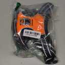 HEELE Dog Harness, No Pull Adjustable Padded Reflective Harness for Small Medium Large Dogs with Handle for Walking Training, Orange, L