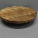 Juvale Round Acacia Wood Cake Stand for Wedding - Wooden Cake Stand for Appetizers and Desserts (12.75 Inches)
