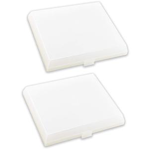 2-Pack AP5609551 8 x 7 Light Cover Compatible with Nutone, Broan, Kenmore (S97011813) Bathroom Vent Fan Light Made From Heavy Duty Plastic(Upgraded Version)