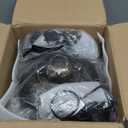 Black Pendant Light Hanging Lamps for Living Room Plug in 15FT Dimmable Switch Adjustable Pulley Hanging Lights with Cord for Kitchen Bedroom 2 Pack