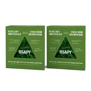 Anti Hair Loss Shampoo Bar  DHT Blocker with Polygonum, Ginseng & Tea Tree, Strengthens Roots, Reduces Hair Fall, for Thinning Hair, Herbal Hair Growth Soap 120g *2