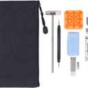 27pcs Watch Link Remover Kit Strap Replacement Tools with Black Scale Spring Bar Fork