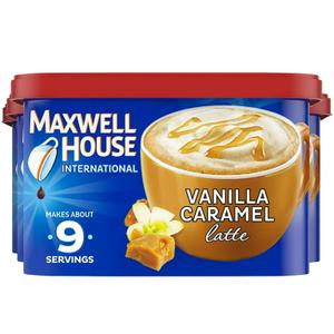 8pcs Maxwell House International Vanilla Caramel Latte Mix, 8.7 Oz, BB DEC 2026
