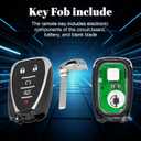 Key Fob Remote Replacement Fits for Chevy Camaro Cruze Malibu 2016 2017 2018 2019 2020 2021 Keyless Entry Remote HYQ4EA 13529662