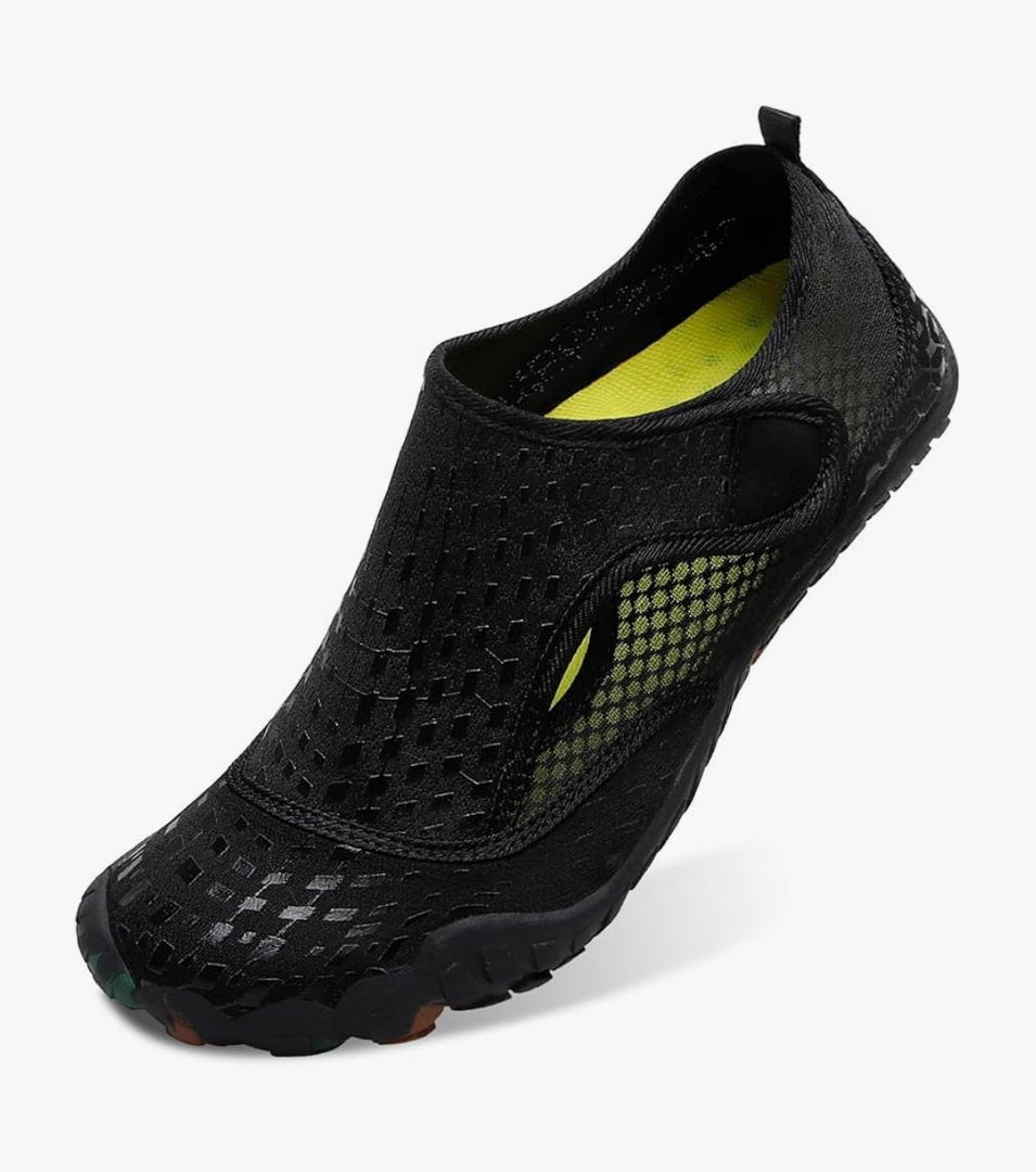 L-RUN Barefoot Water Shoes Women Mens Aqua Sock Athletic Hiking Water Sports Shoes for Swim Beach Pool Sand Diving Walking 9.5