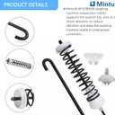 W10780045 Suspension Rod Kit Replacement For Roper RTW4516FW1 RTW4516FW2 RTW4641BQ0 RTW4641BQ1 VAW3584GW0 VAW3584GW1 WET4027HW0 WETLV27HW0 WETLV27HW1 WGT4027HW0 WGTLV27HW0 WGTLV27HW1 WTW4616FW0 Washer