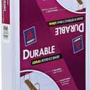 Legal Durable View Binder with Round Rings, 3 Rings, 1" Capacity, 14 x 8.5, White