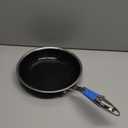 9-Inch Non Stick Frying Pans, Stainless Steel Skillet with Honey Design, Non Toxic Frying Pan with Cool-Touch Handle, Dishwasher Safe, Easy Use in the Kitchen