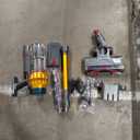 Cordless Vacuum Cleaner, 650W/55KPA/70 Mins Vacuum Cleaners for Home with Self-Standing, Anti-Tangle Brush, Smart Display and 1.8L Cup Cordless Stick Vacuum Cleaner for Pet Hair/Carpets (Gold)