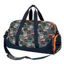 Choco Mocha Kids Duffle Bag Boys - Monster Truck Weekender Overnight Bags for Travel Gym Sleepover Bag Boy Age 9-12 6-8 Orange