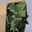 Jutom 2 Pcs Artificial Ferns for Outdoors 22 Inch Large Faux Artificial Boston Fern Fake Bush Plants with 28 Branches Realistic Natural Shrubs Plant for House Office Garden Porch Decor