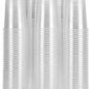 Clear Plastic Party Cups - 100 Pack, 8 Oz Each