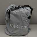 OhGeni King Air Mattress Family Choice Award with Built-in Pump,18'' Comfortable Blow Up Colchones Inflables Mattress for Home,Guests, Portable Air Bed for Adults, Airbed Supports Up to 650 lbs,Black